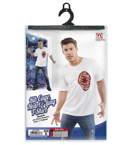 Widmann SRL T- shirt met open wond ribbenkast