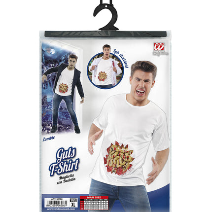 Widmann SRL T-shirt met print blootliggende ingewanden