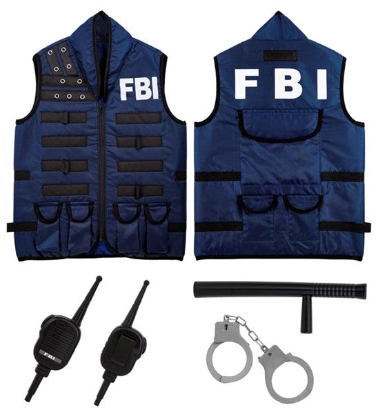 Widmann SRL Tactisch fbi vest kostuum Eva