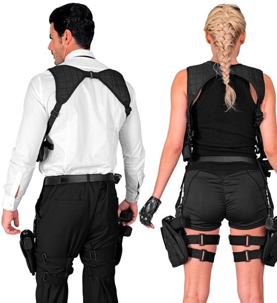 Widmann SRL Tactisch linker been holster zwart Joep