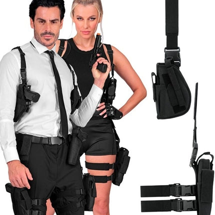 Widmann SRL Tactisch linker been holster zwart Joep