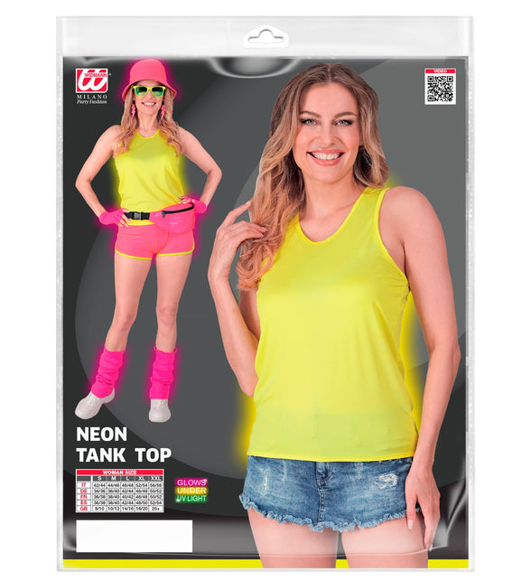 Widmann SRL Tanktop neon geel