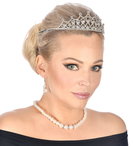 Widmann SRL Tiara koningin met strass