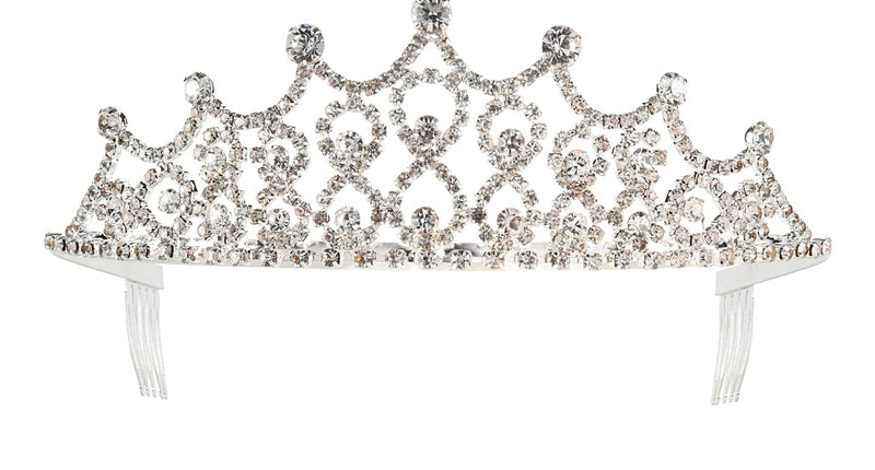 Widmann SRL Tiara koningin met strass