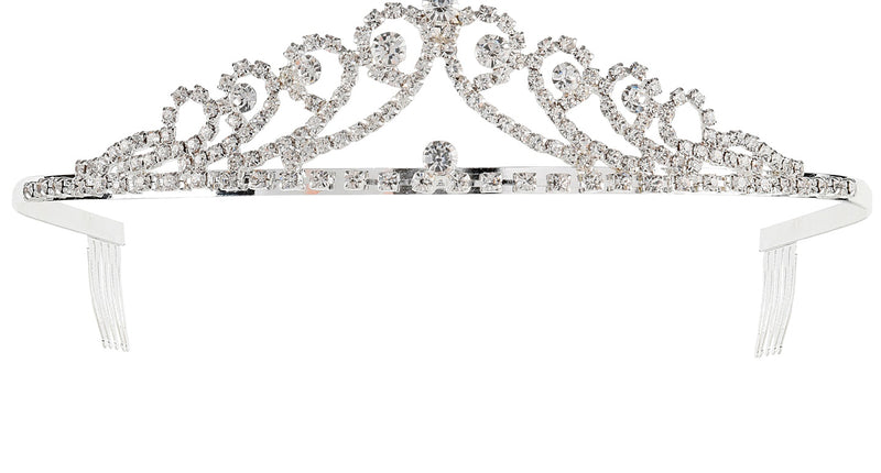 Widmann SRL Tiara met strass steentjes