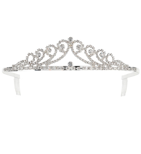 Widmann SRL Tiara met strass steentjes