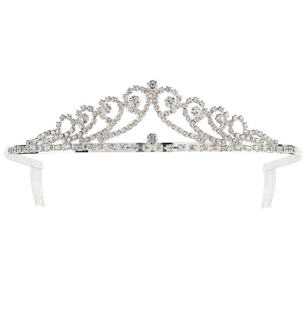 Widmann SRL Tiara met strass steentjes