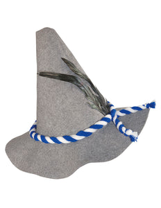 Widmann SRL Tiroler hoed Oktoberfest grijs met veer