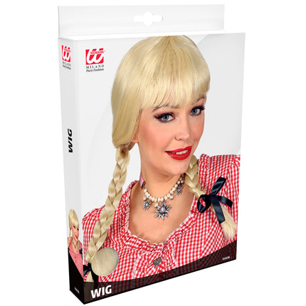 Widmann SRL Tiroolse pruik heidy blond