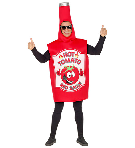 Widmann SRL Tomaten ketchup fles pak volwassenen