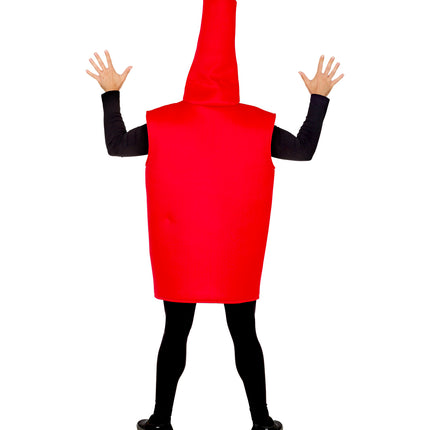 Widmann SRL Tomaten ketchup fles pak volwassenen