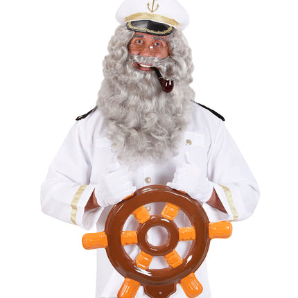 Widmann SRL Tovenaar baard of kapiteins baard grijs