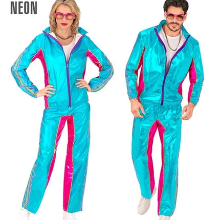 Widmann SRL Trainingspak elektronische dansmuziek blauw metallic