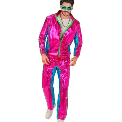 Widmann SRL Trainingspak elektronische dansmuziek roze metallic