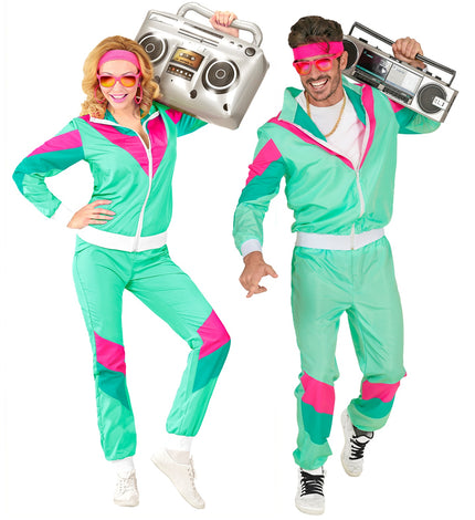 Trainingspak jaren 80 groen