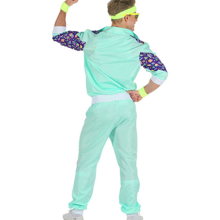 Widmann SRL Trainingspak  met print mint groen