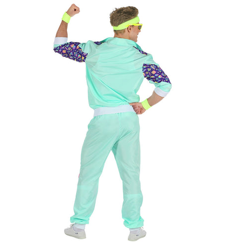 Widmann SRL Trainingspak  met print mint groen