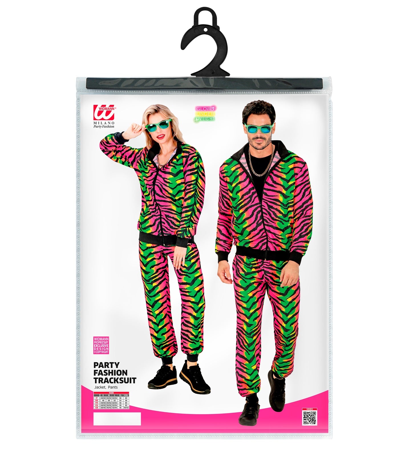 Widmann - Trainingspak - Neon - Psychedelisch - Polyester kopen Widmann - Trainingspak - Neon - Psychedelisch - Polyester kopen