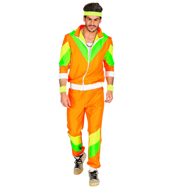 Widmann SRL Trainingspak oranje jaren 80