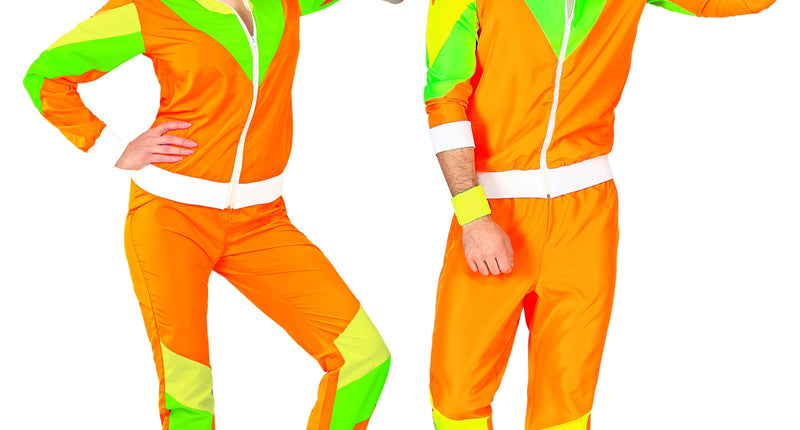 Widmann SRL Trainingspak oranje jaren 80