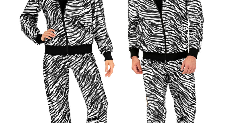 Widmann SRL Trainingspak party zebra Martin zilver