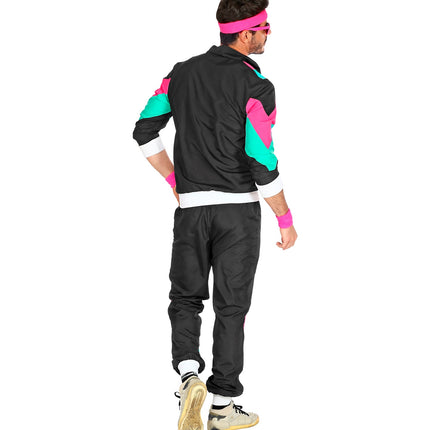 Widmann SRL Trainingspak zwart jaren 80