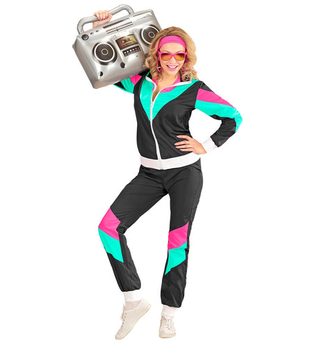 Widmann SRL Trainingspak zwart jaren 80