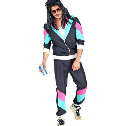 Widmann SRL Trainingspak zwart jaren 80