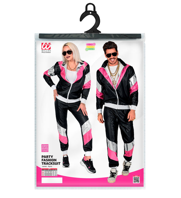 Widmann SRL Trainingspak zwart neon roze zilver