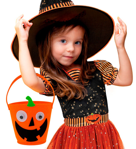 Widmann SRL Trick or Treat tasje Pompoen Nina