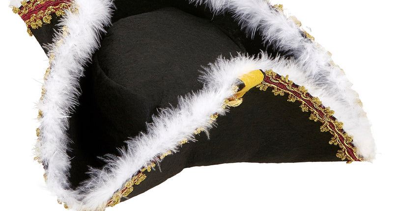 Widmann SRL Tricorn steeks met marabou rand