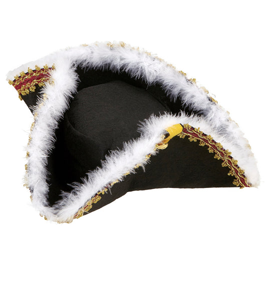 Widmann SRL Tricorn steeks met marabou rand