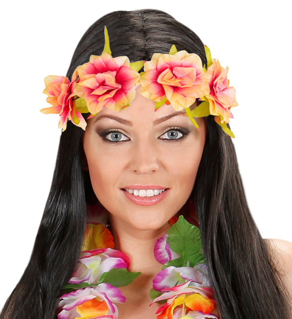Widmann SRL Tropische bloemen hoofdband