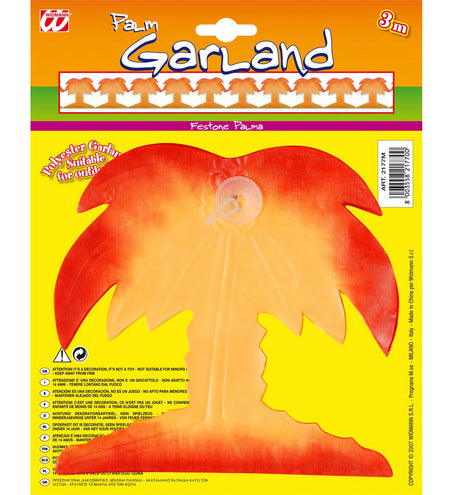 Widmann SRL Tropische polyester slinger palmboom 3 meter