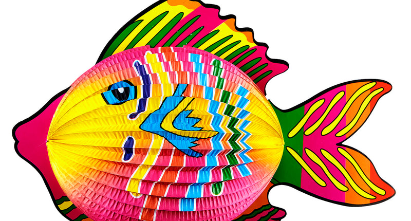 Widmann SRL Tropische vissen lampion