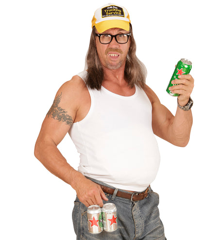 Widmann SRL Truckerpet met lang haar