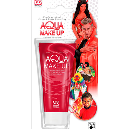 Widmann SRL Tube met rode aqua schmink