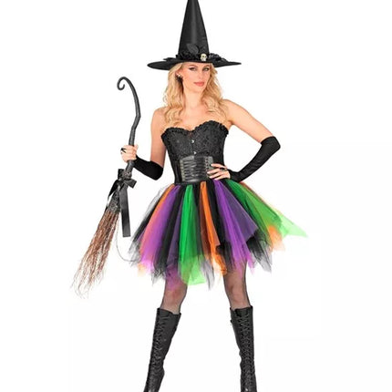 Widmann SRL Tutu paars/groen/oranje Nora