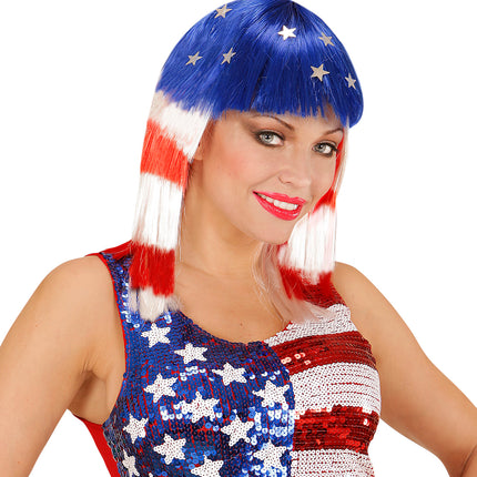 Widmann SRL USA pruik Amerika stars