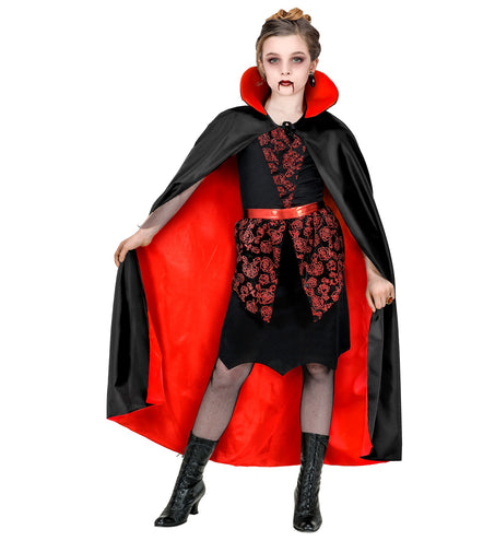 Widmann SRL Vampier cape met rode binnenzijde