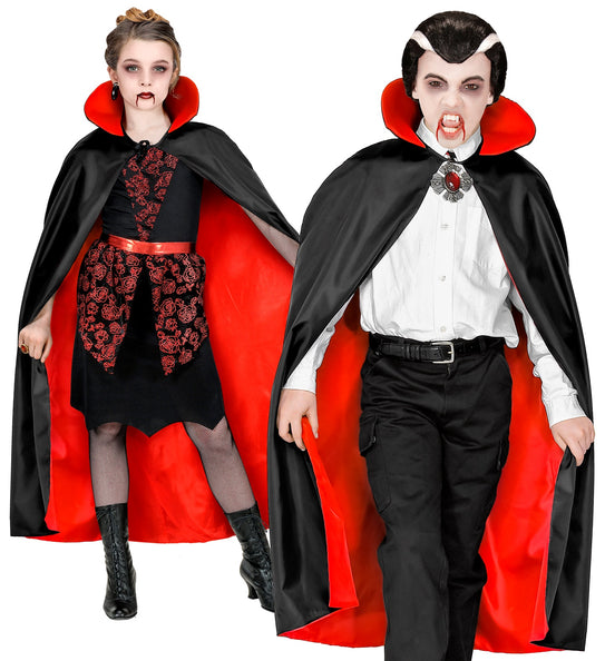 Widmann SRL Vampier cape met rode binnenzijde