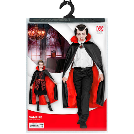 Widmann SRL Vampier cape met rode binnenzijde