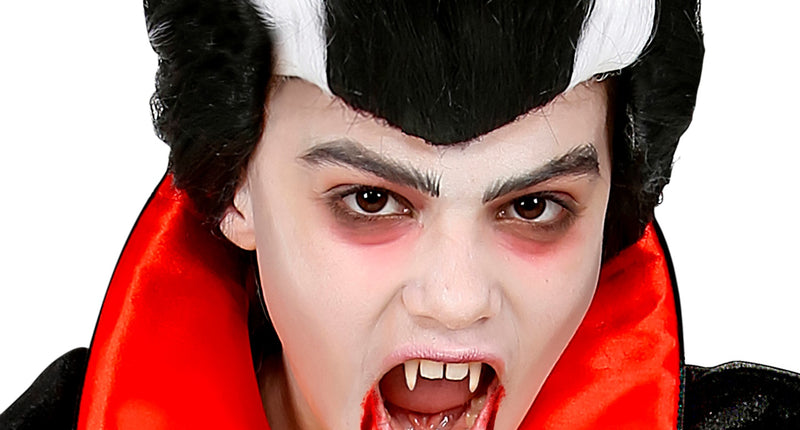 Widmann SRL Vampier pruik kind Dracula