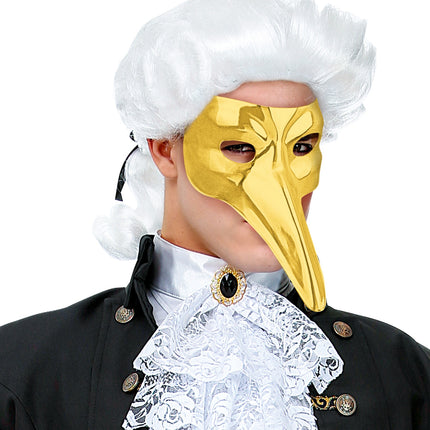 Widmann SRL Venetiaans snavel masker goud