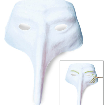 Widmann SRL Venetiaans snavelmasker beschilderbaar