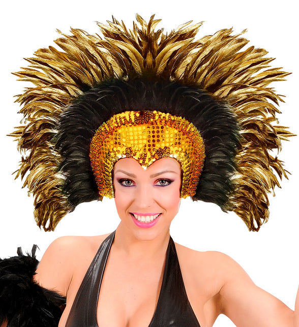Widmann SRL Veren hoofdbedekking Cabaret goud