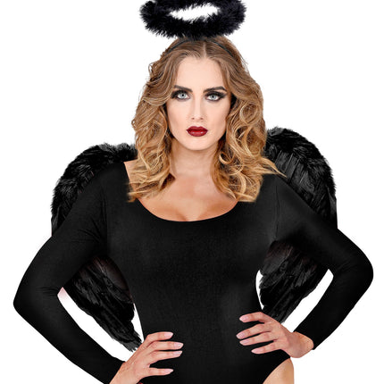 Widmann SRL Veren vleugels zwart 37x50cm