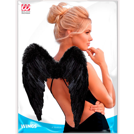 Widmann SRL Veren vleugels zwart 37x50cm