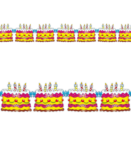 Widmann SRL Verjaardag slinger taarten 3 meter