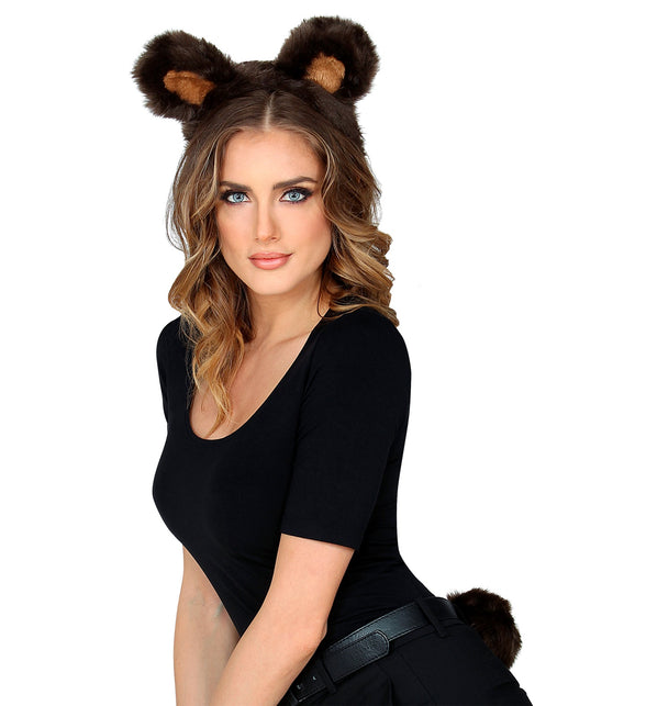 Zachte beer oren hoofdbanden pluche hoofdband met berenoren, cartoon dierenhaar hoepel Halloween kostuum voor het wassen van gezicht, make-up, het Zachte beer oren hoofdbanden pluche hoofdband met berenoren, cartoon dierenhaar hoepel Halloween kostuum voor het wassen van gezicht, make-up, het